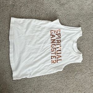 White spiritual gangster tank